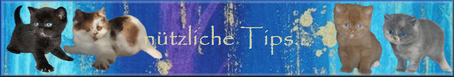 n�tzliche Tips...